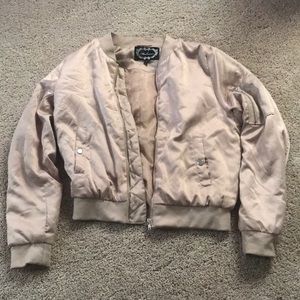 Tan Bomber Jacket